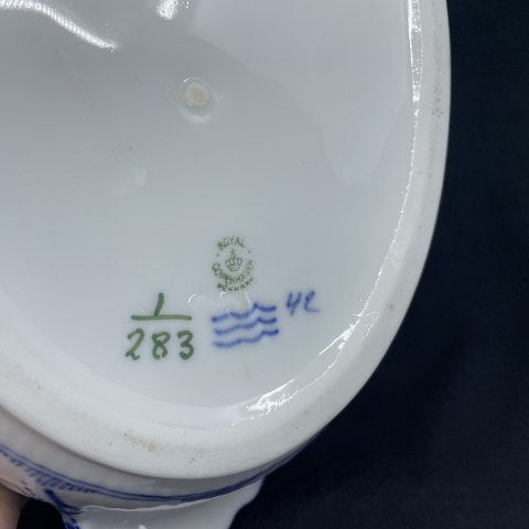 Musselmalet Riflet lågfad, 2. sortering.