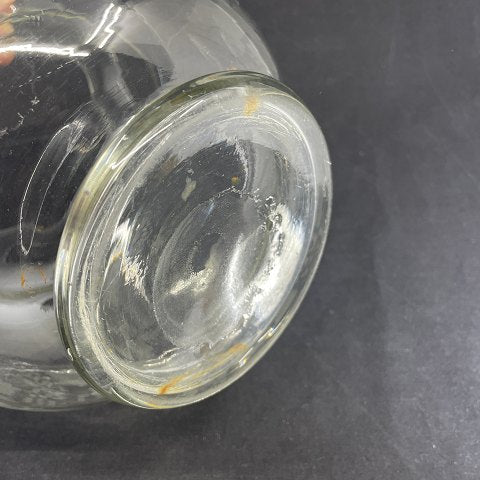 Finely decorated fish glass