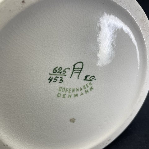 Aluminia blækhus med blå violer
