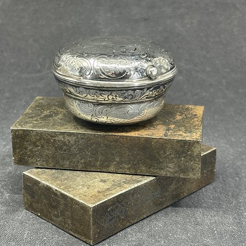 Engelsk æske i sølv fra 1817