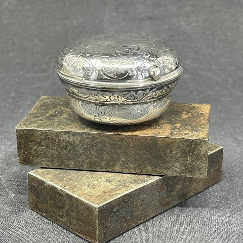 Engelsk æske i sølv fra 1817