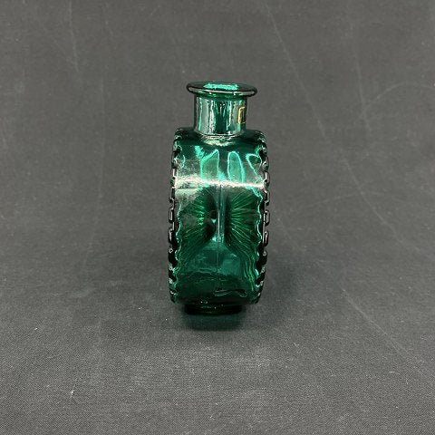 Emerald "Sun bottle" vase by Helena Tynell