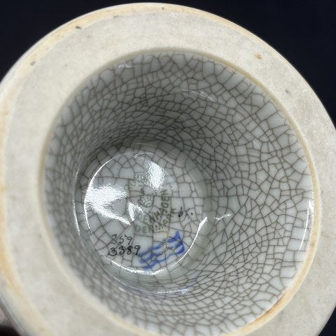 Royal Copenhagen craquele vase
