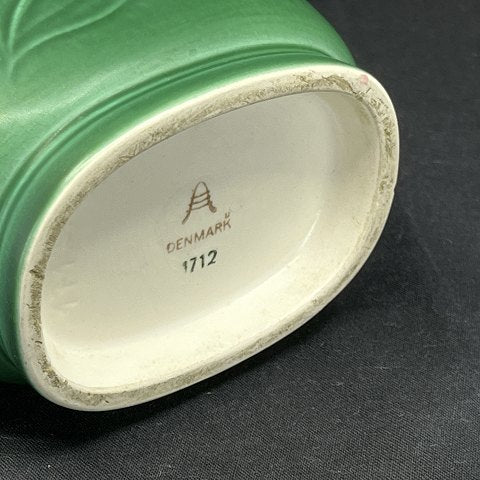 Aluminia Solbjerg vase med agerhøne