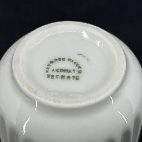 Hvid Lyngby vase, 10 cm.