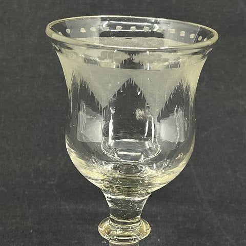Charming antique wine glass