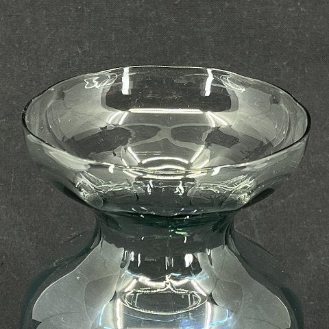 Nefritgrønt hyacintglas fra Holmegaard Glasværk