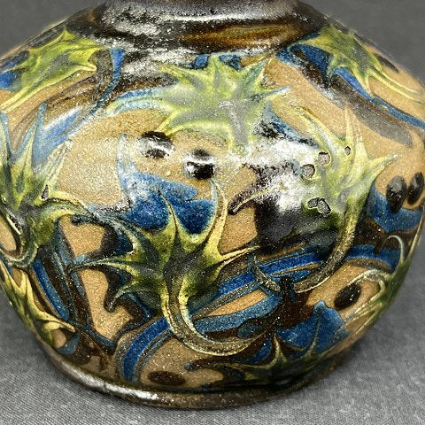 Kähler vase with unusually dense decoration