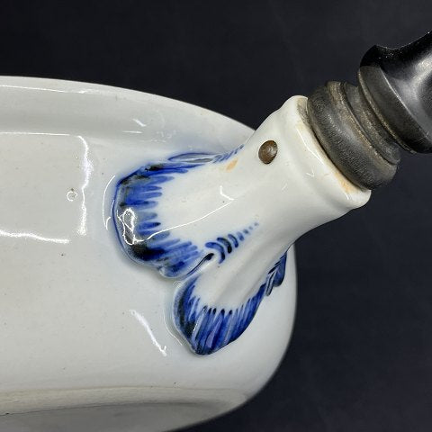 Antik Blå Blomst kasserolle 1803-1814