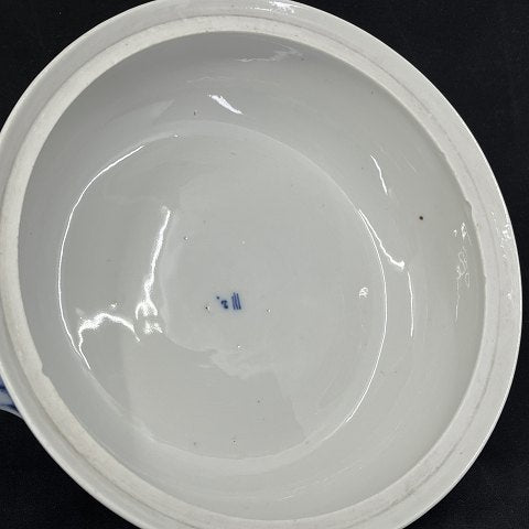 Antik Blå Blomst kasserolle, J. Chr. Hansen