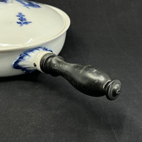 Antik Blå Blomst kasserolle, J. Chr. Hansen