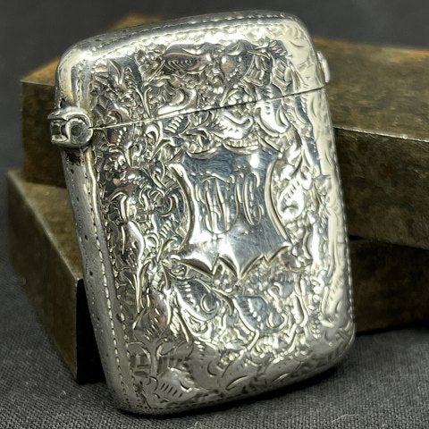 Engelsk æske til tændstikker fra 1893