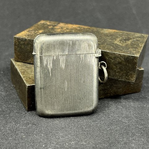 Etui til tændstikker i sølv