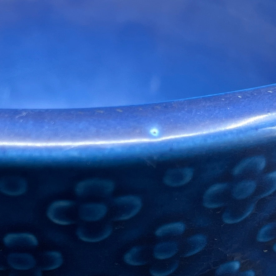 Blue Marselis bowl from Aluminia