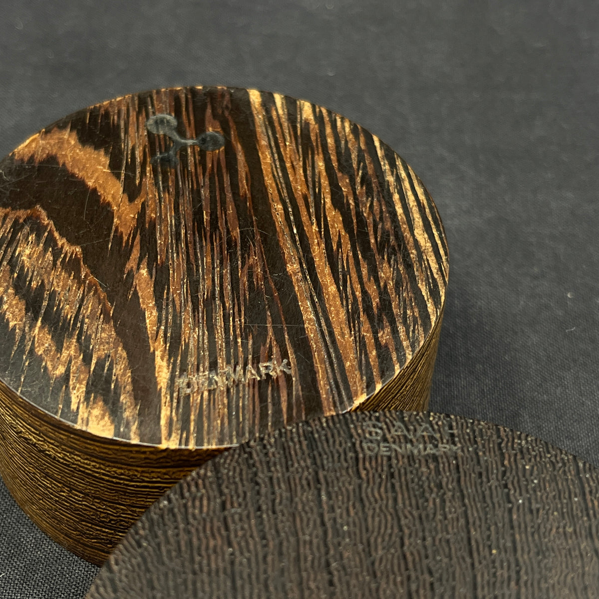 Salt cellar in wenge