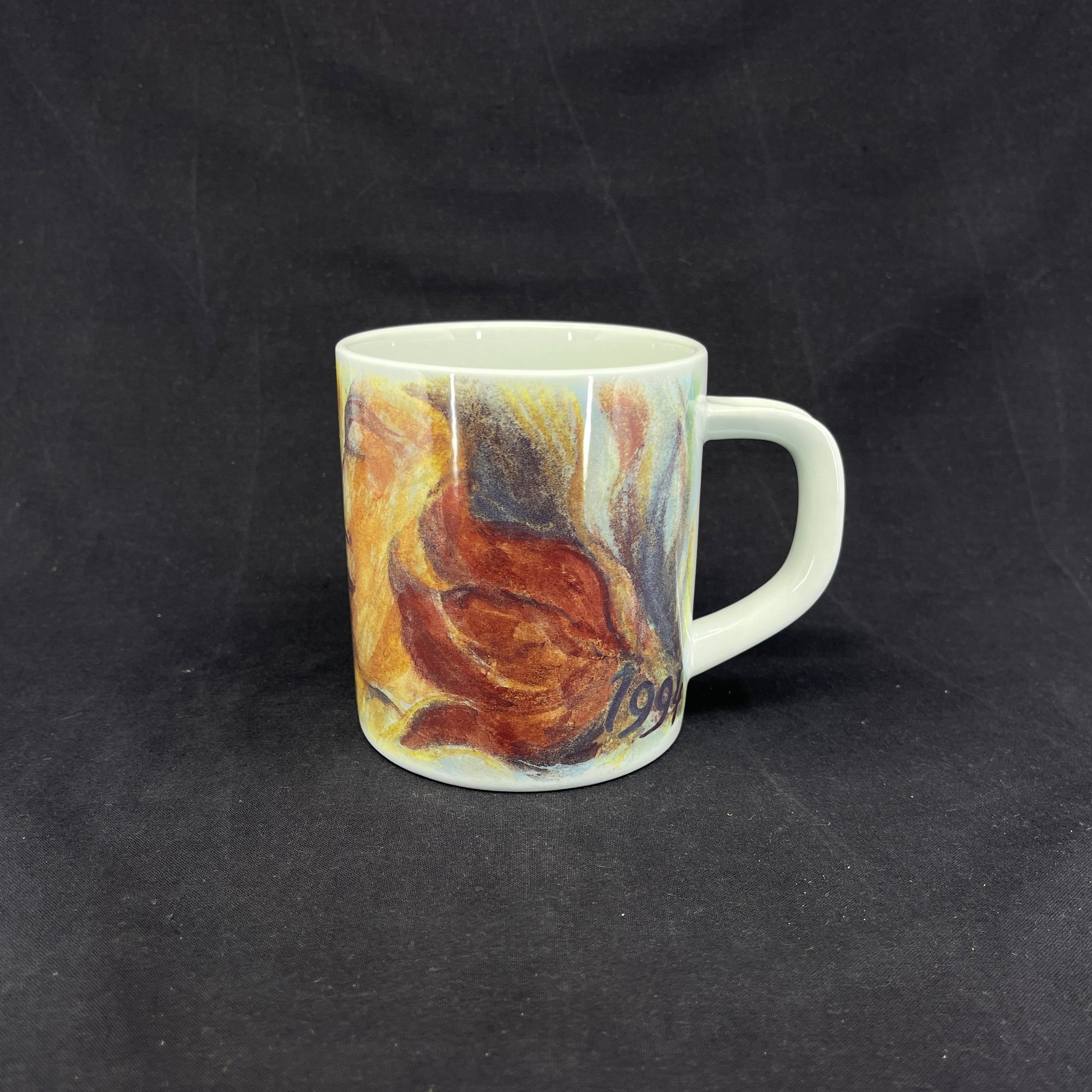 Royal Copenhagen large vintage mug 1994, engraved