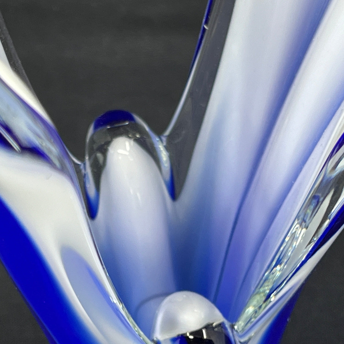 Flygsfors blue vase