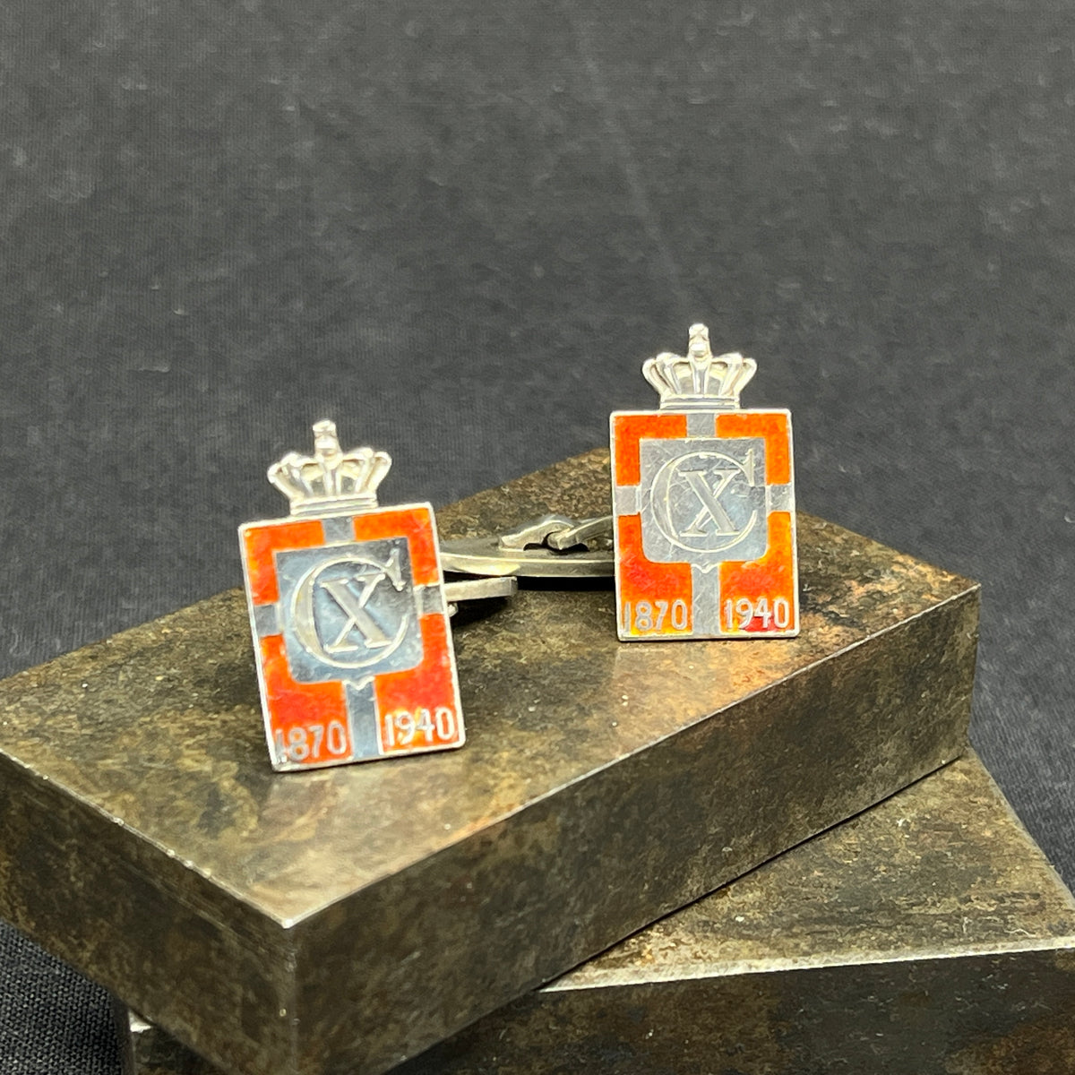 King mark 1870-1940 cufflinks - Georg Jensen