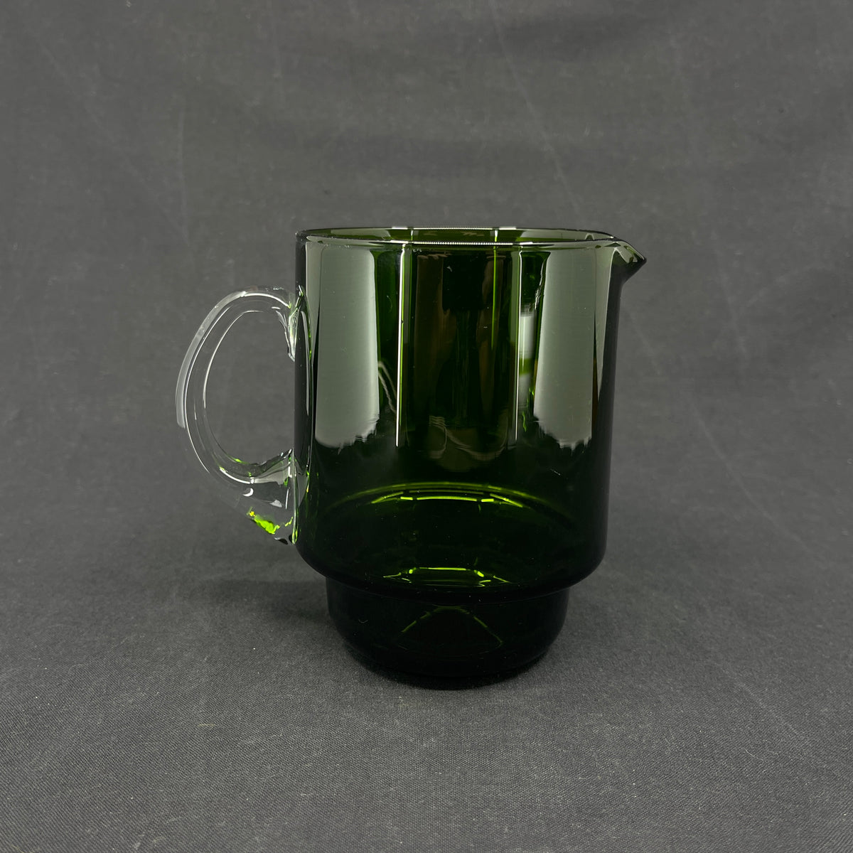 Transparent grøn Palet kande, 12 cm.