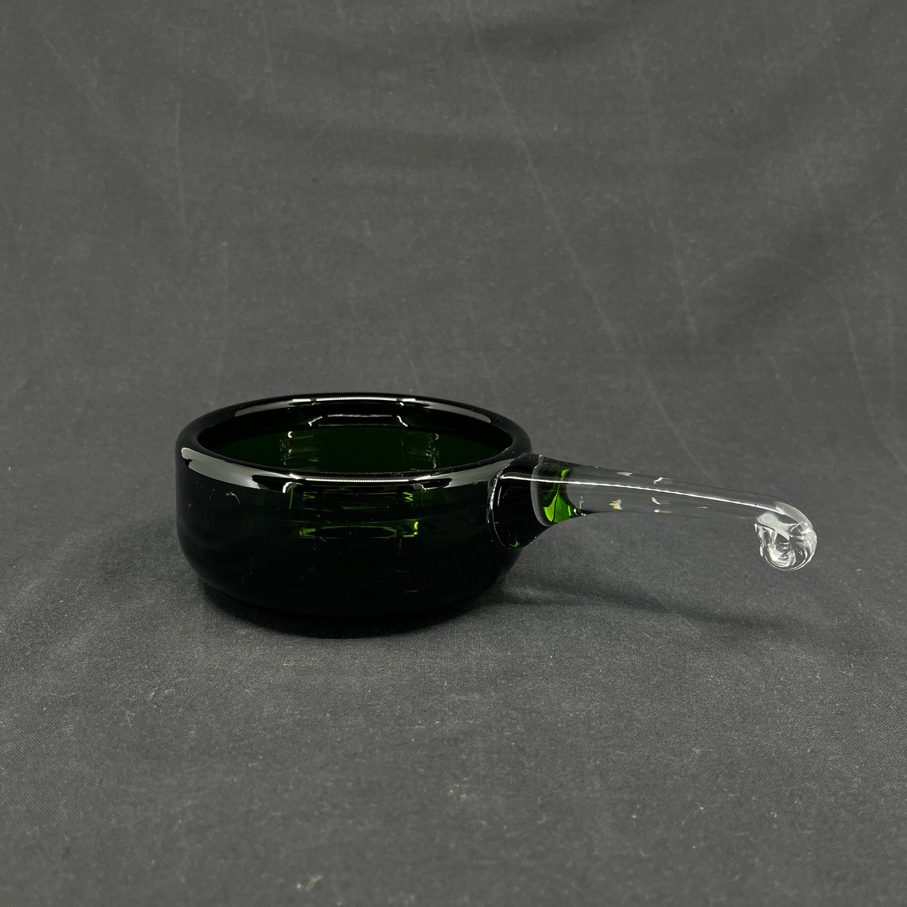 Transparent green Palet herring bowl, 12 cm.