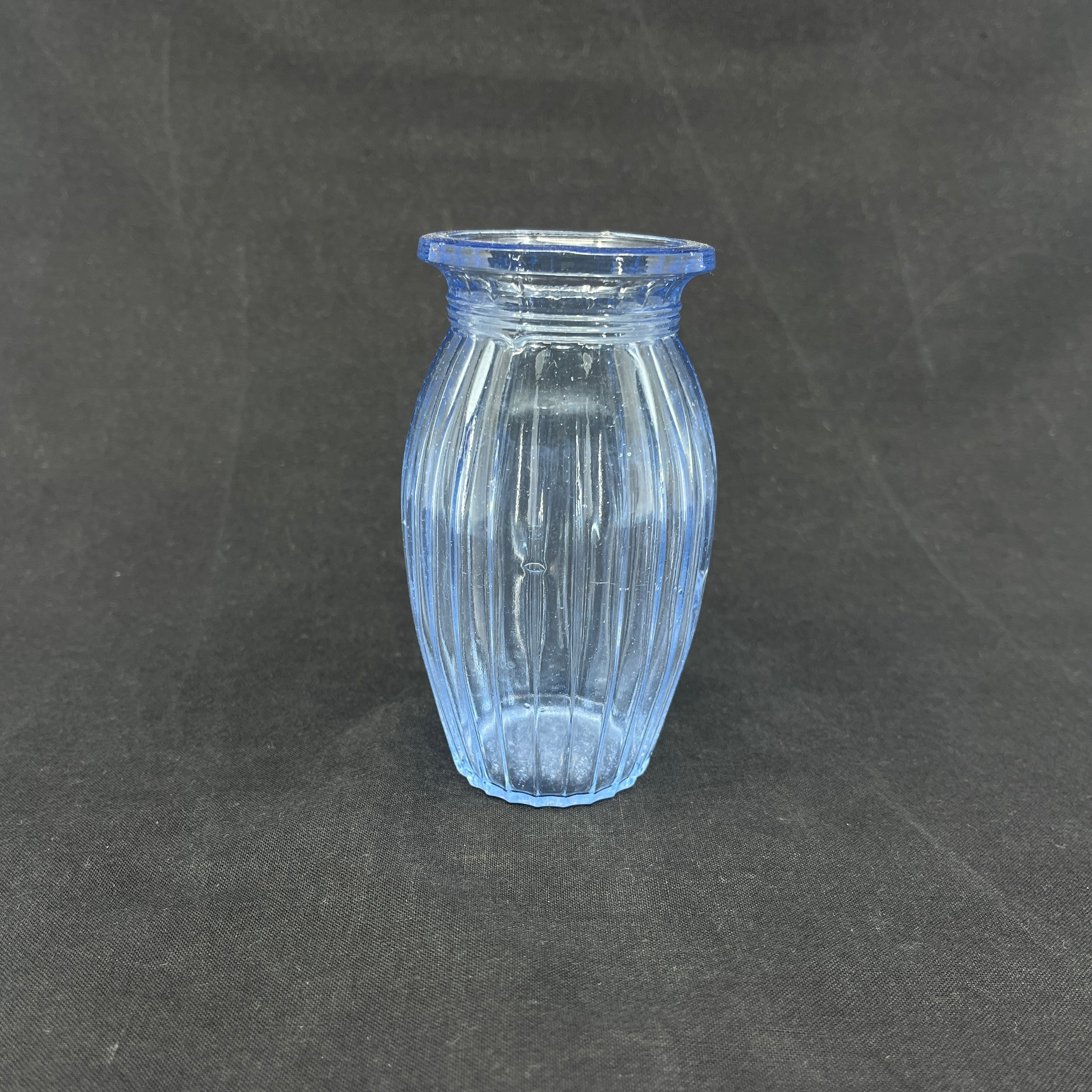 Sea blue hospital vase from Holmegaard