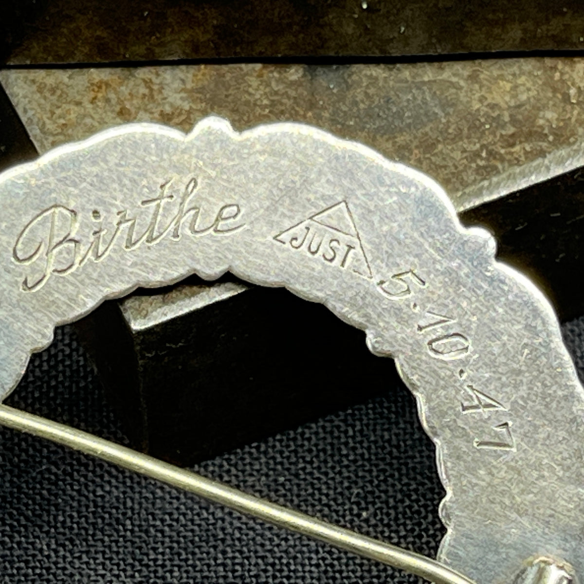 Just Andersen brooch in silver