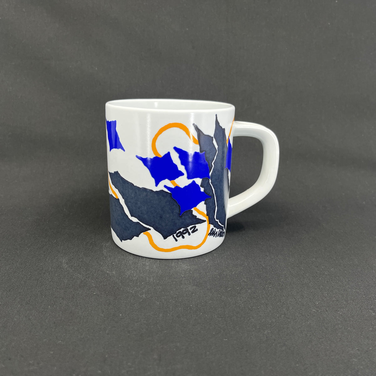 Royal Copenhagen large annual mug 1992, engraved