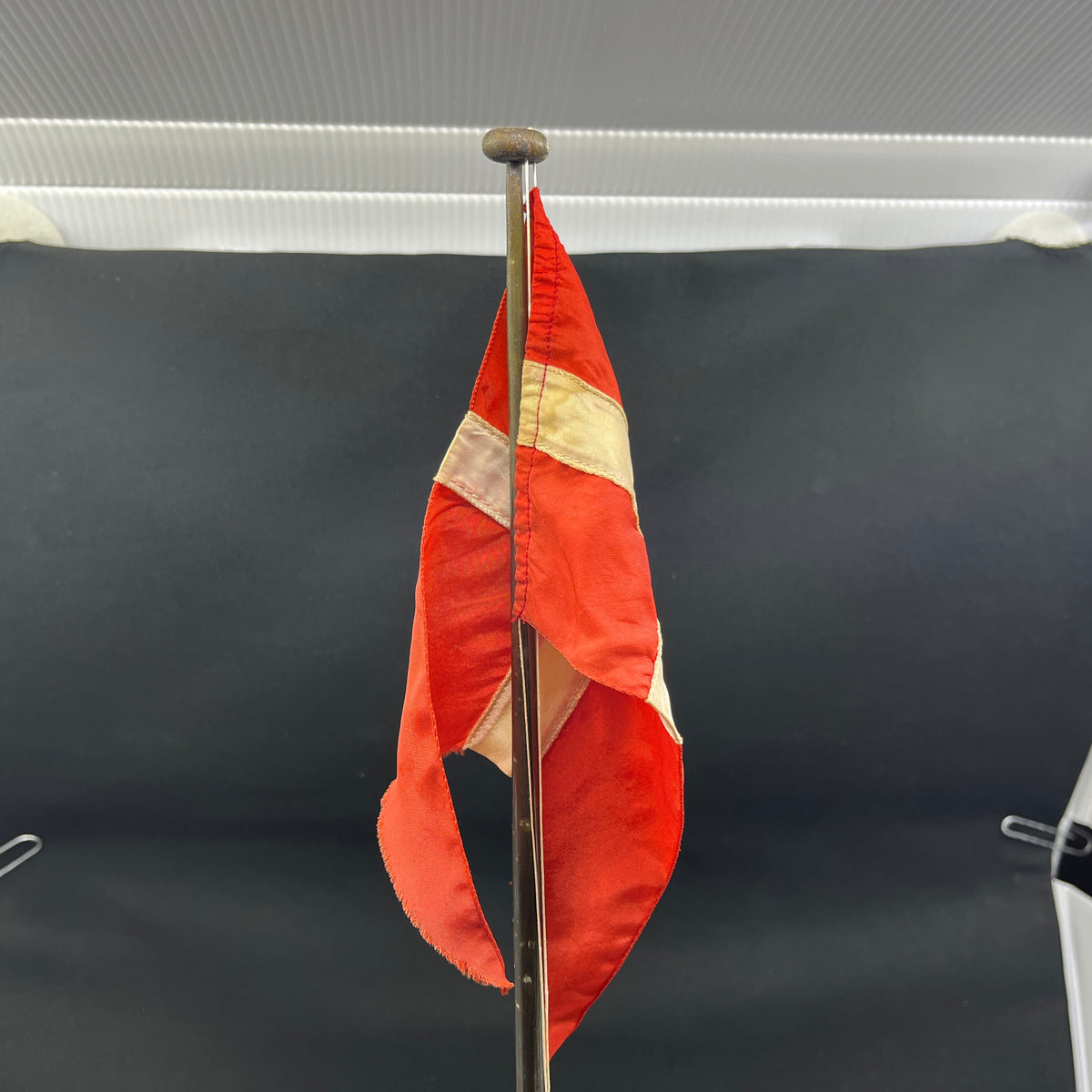 Flagstang i messing, 3-delt fod