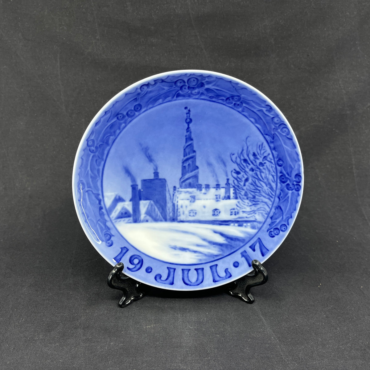 Royal Copenhagen juleplatte 1917