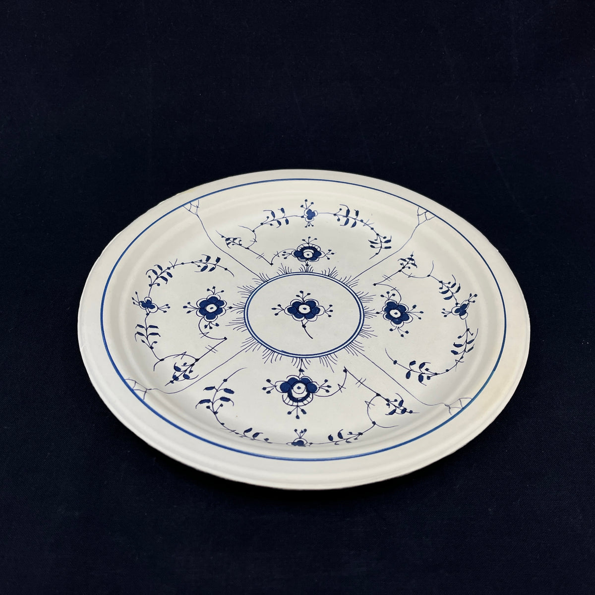 Blue Fluted strike plate from 1976