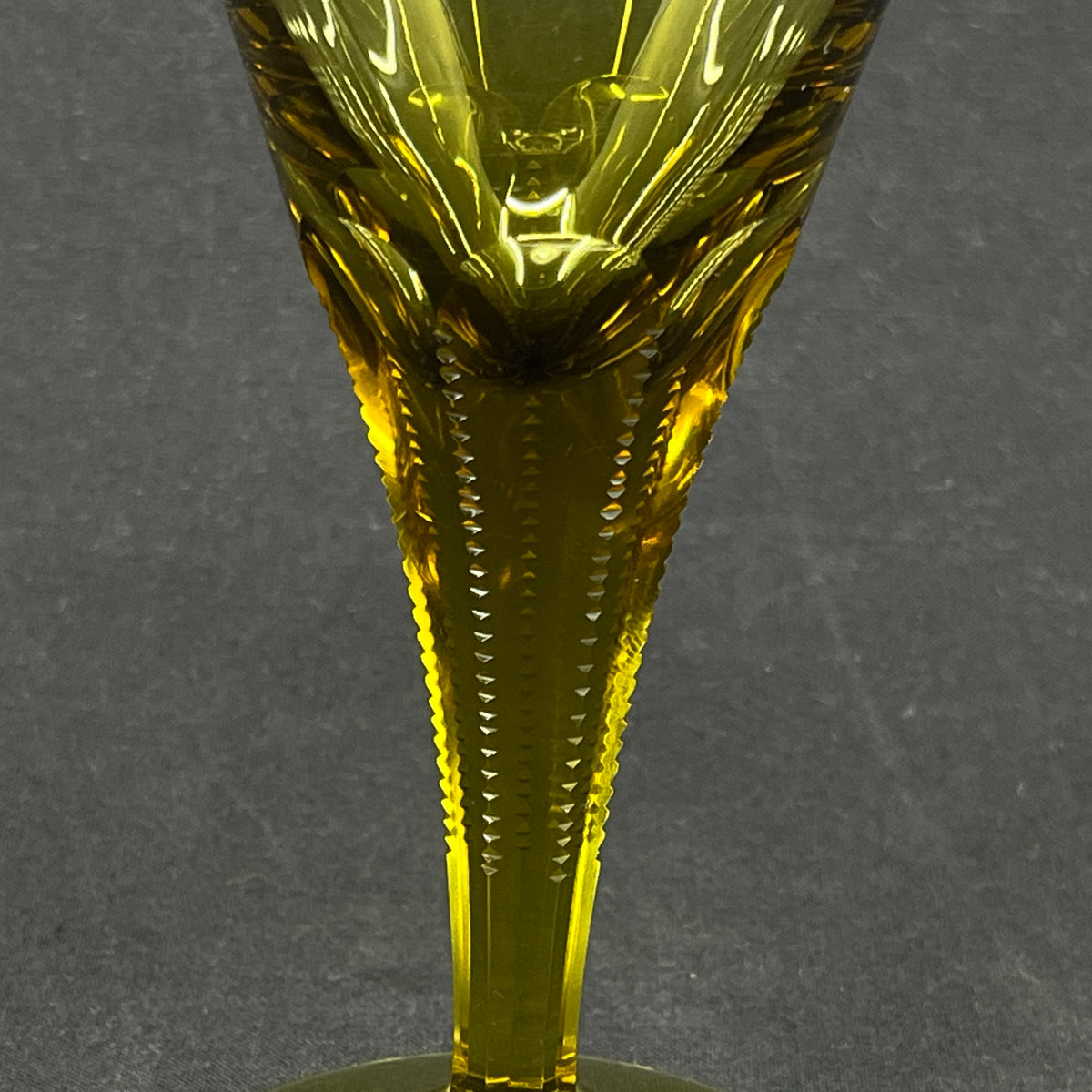 Silicon moss green white wine glasses