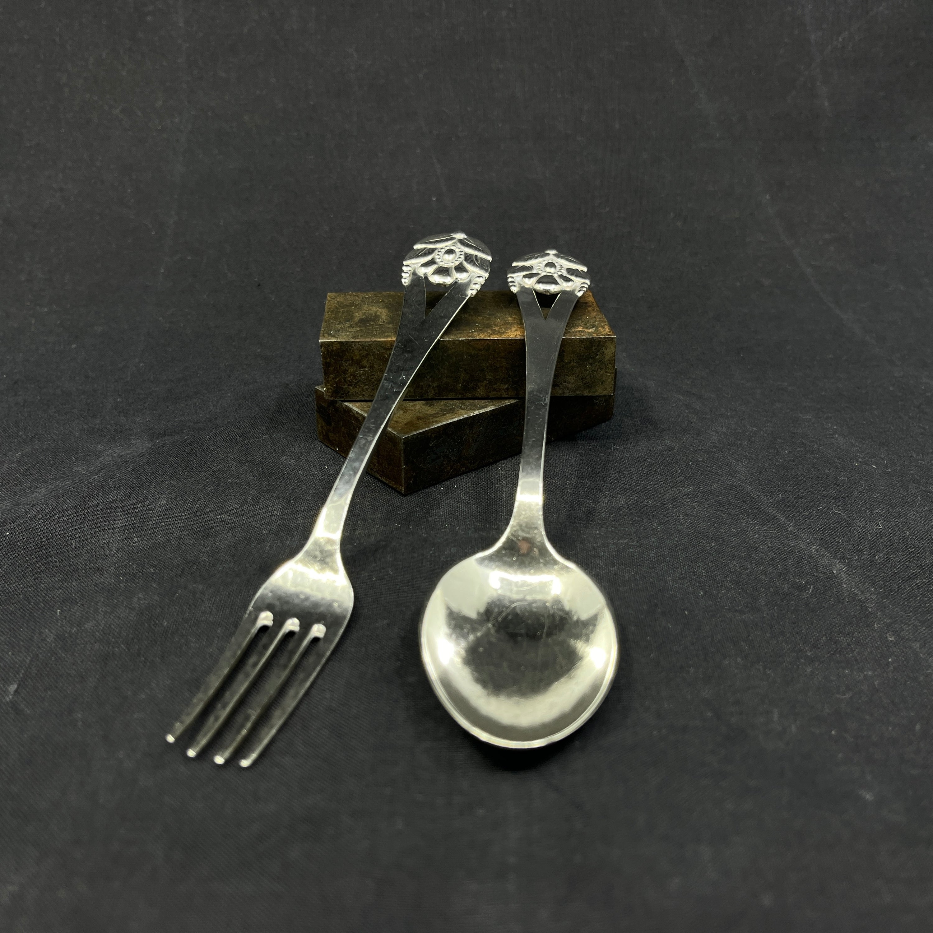 Children's cutlery - children's fork and children's spoon