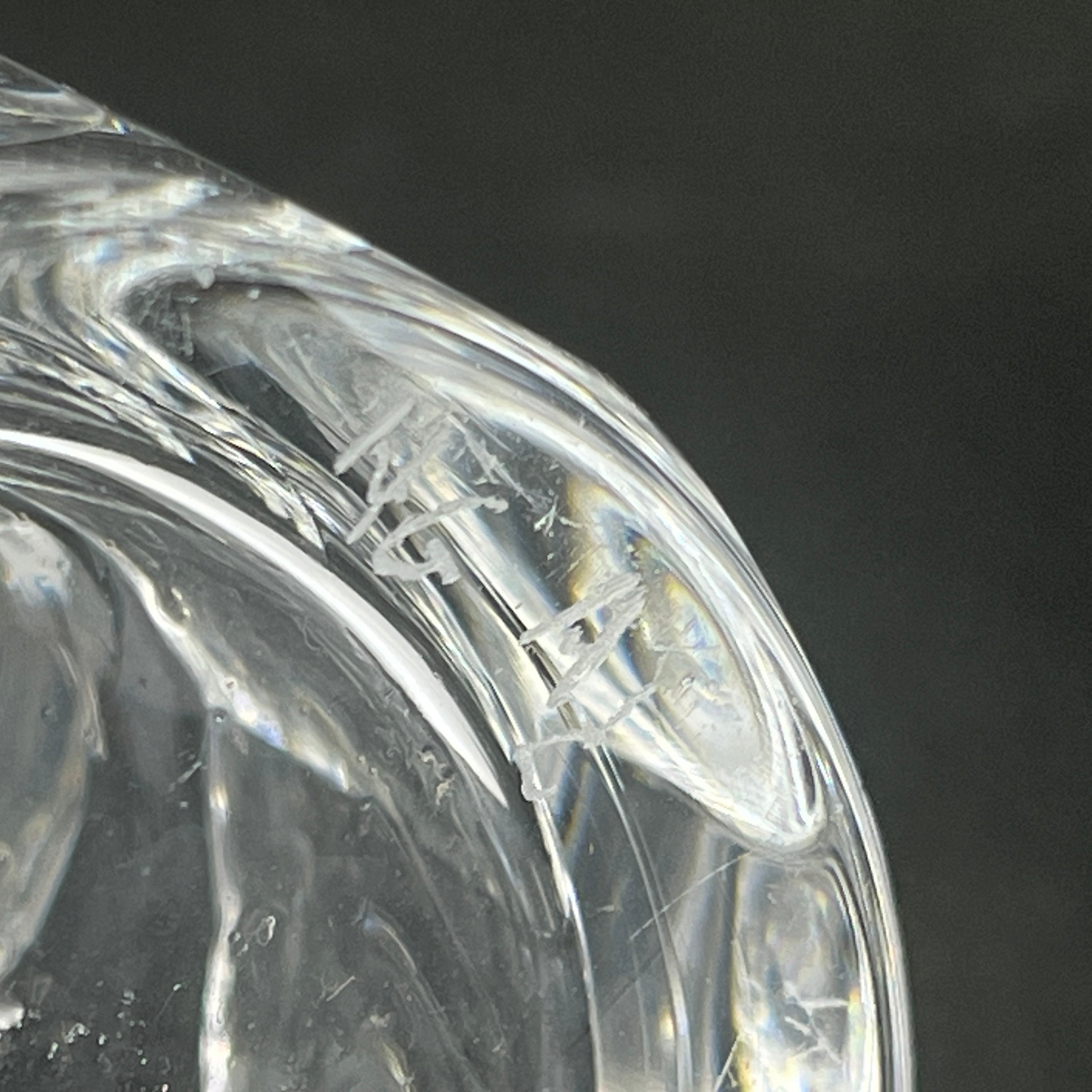 Unika Holmegaard vase - facetsleben