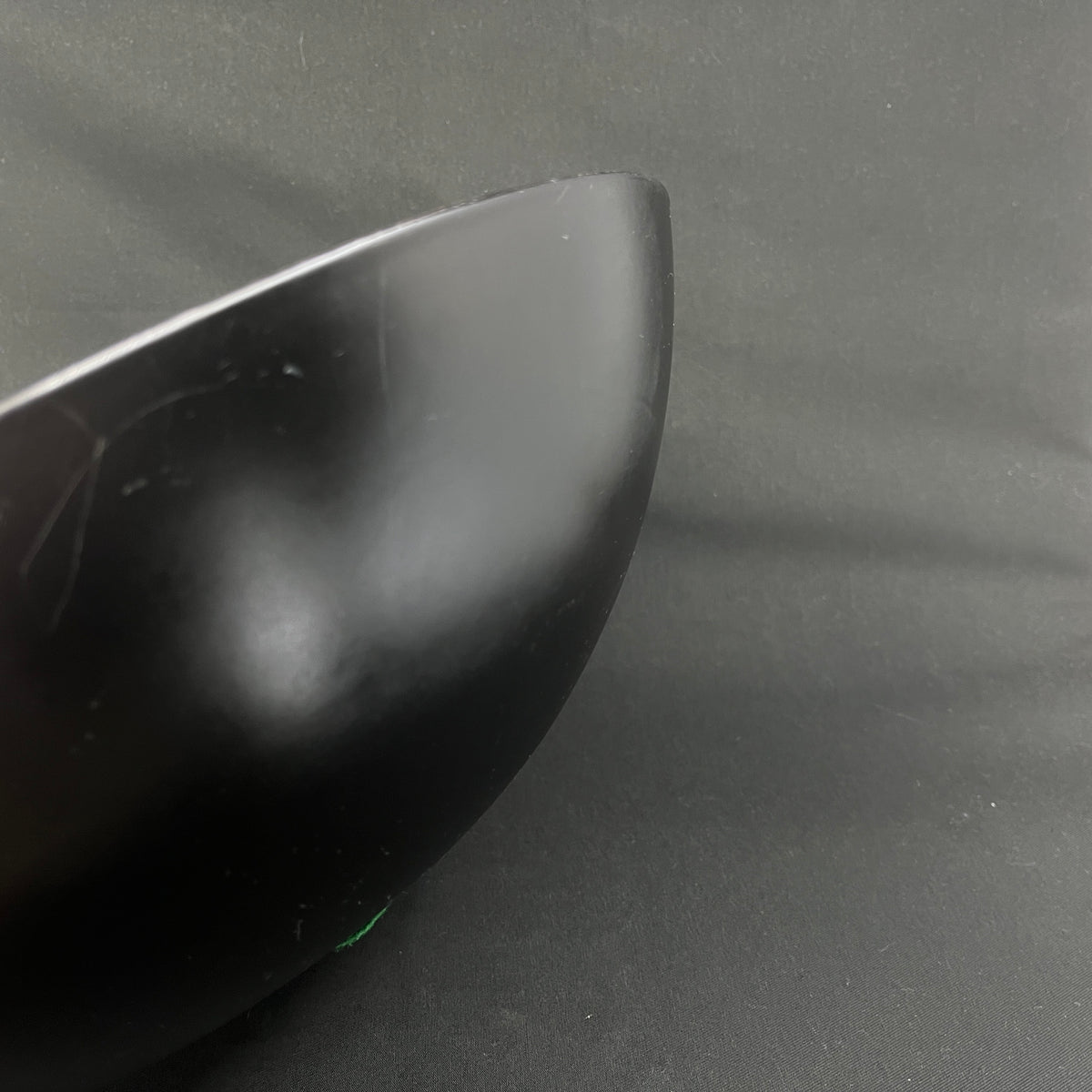 Black Krenit bowl from the 1950s, 38 cm.