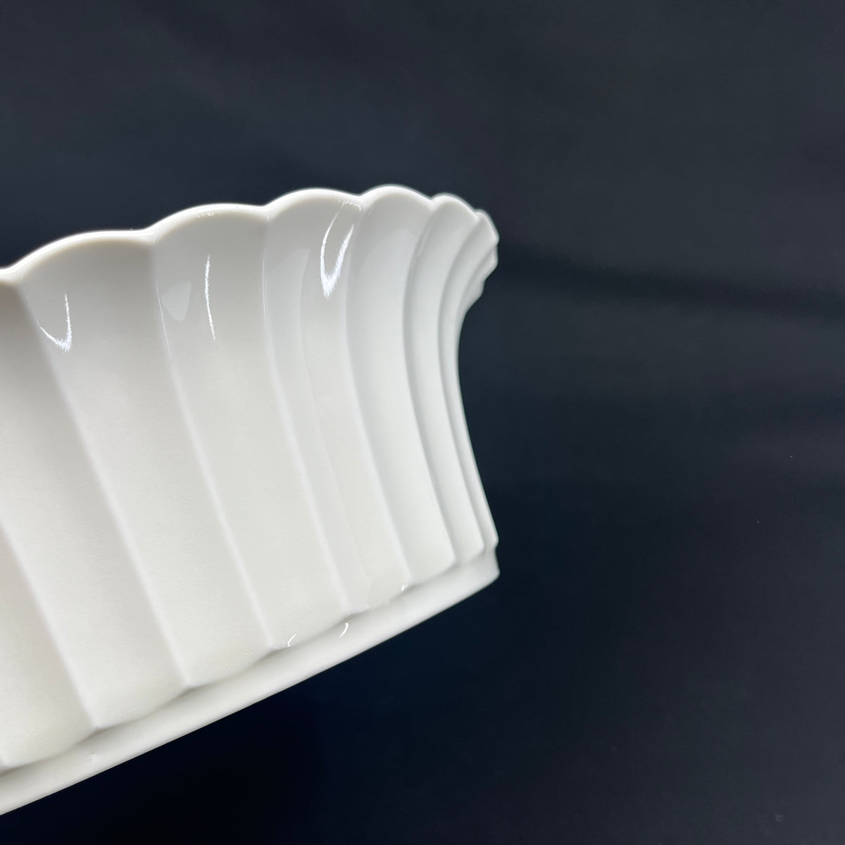 White bowl by Thorkild Olsen, No. 4007