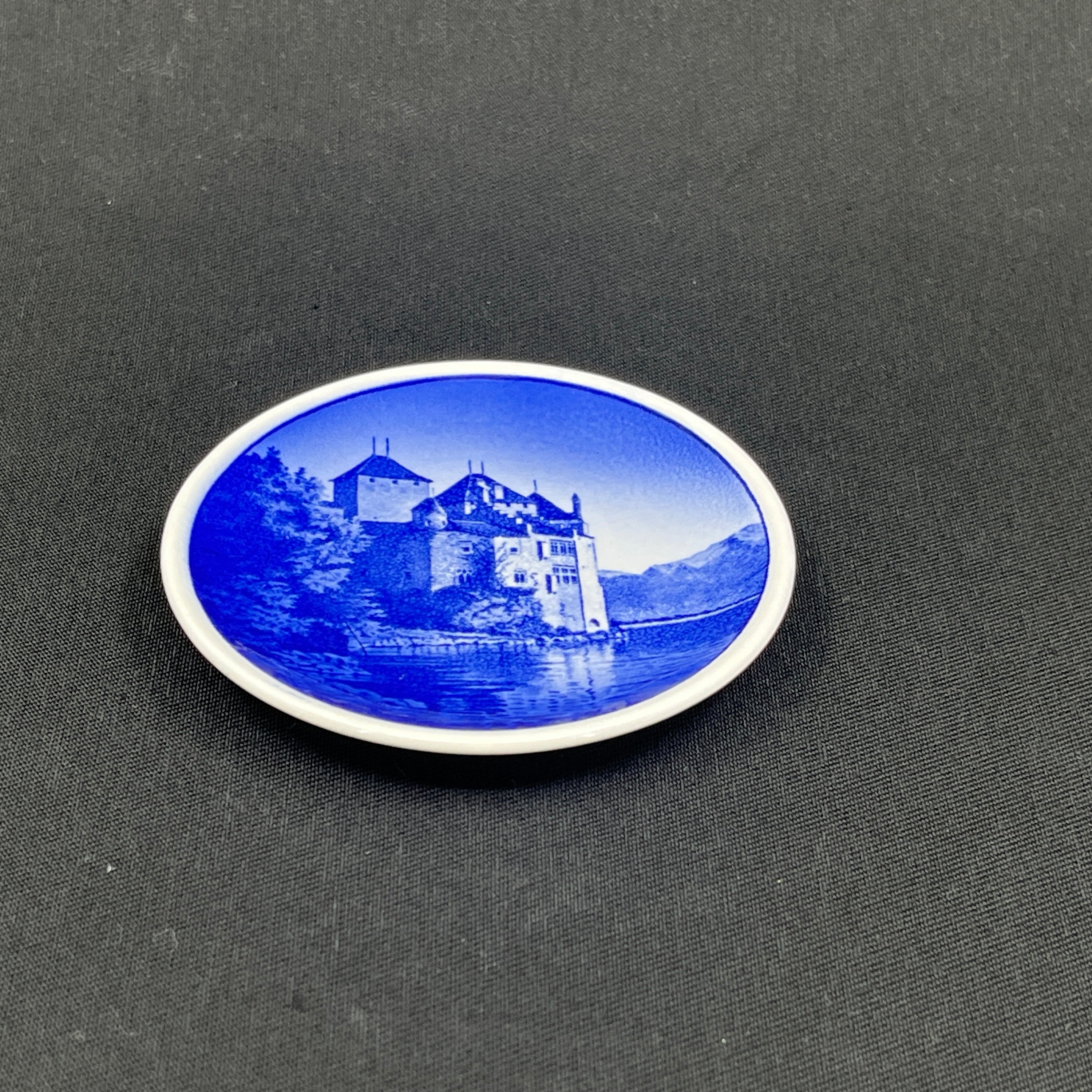 Mini platte med motiv af Chillon Castle Geneva