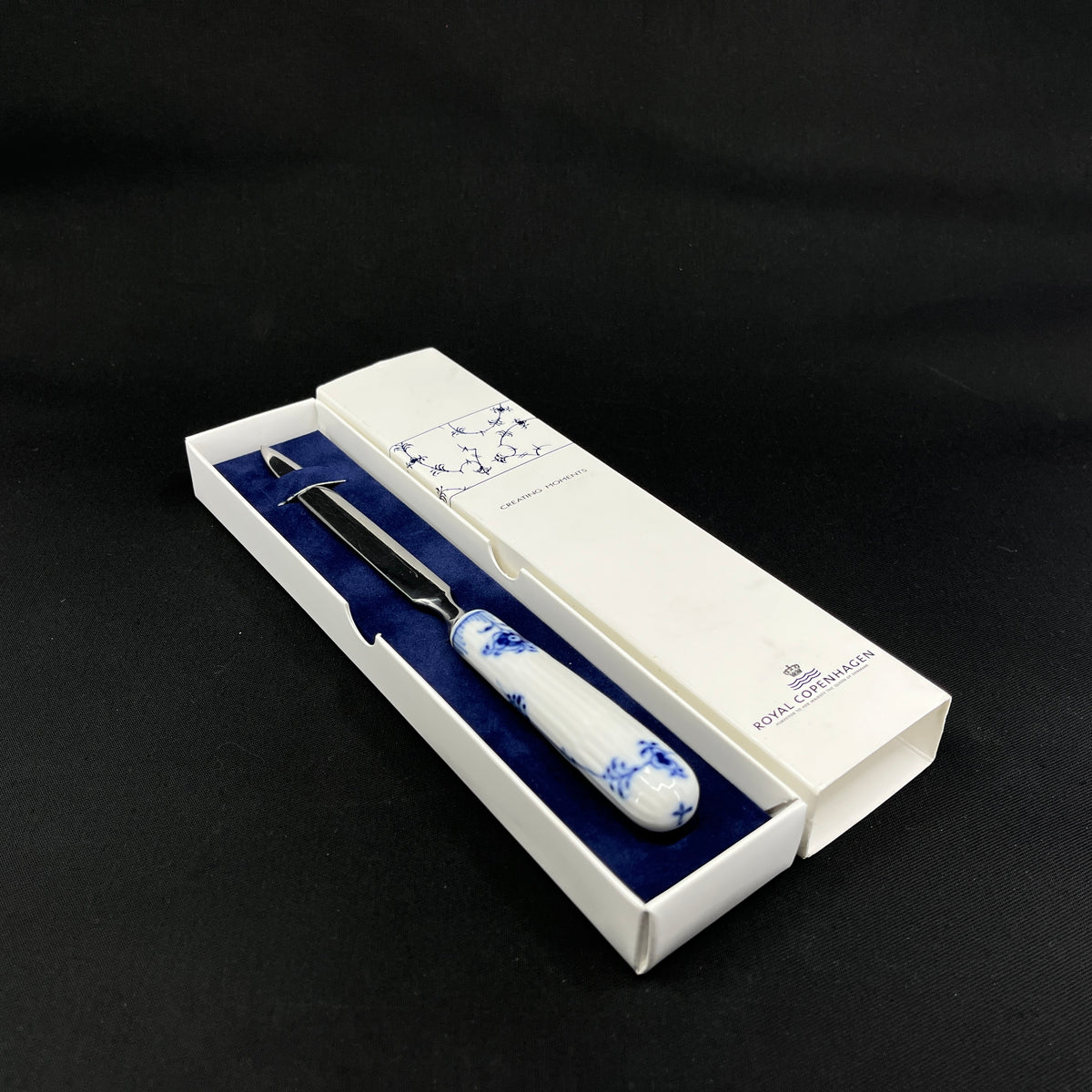 Mussel painted paper knife from Royal Copenhagen