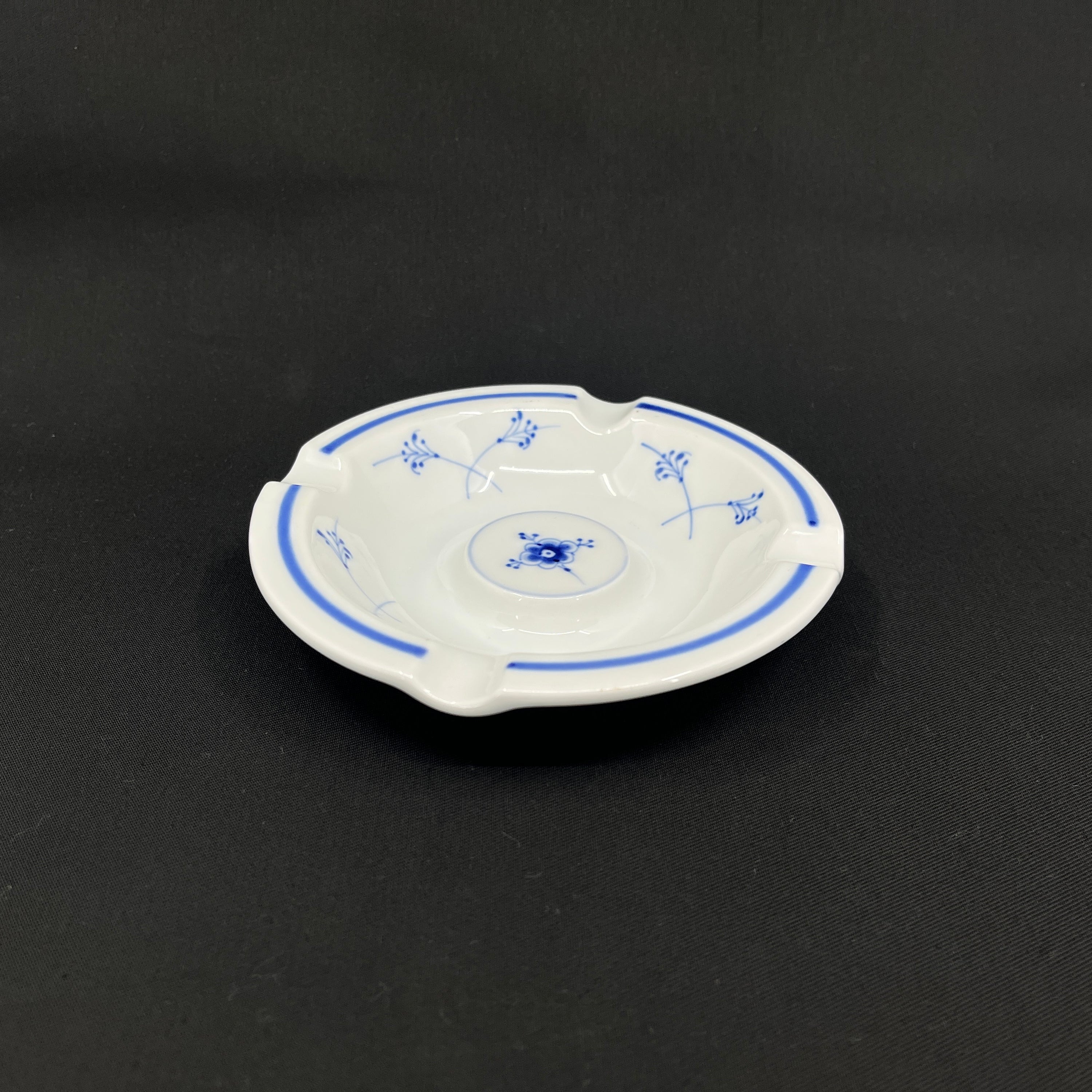 Blue painted ashtray from Bing & Grondahl