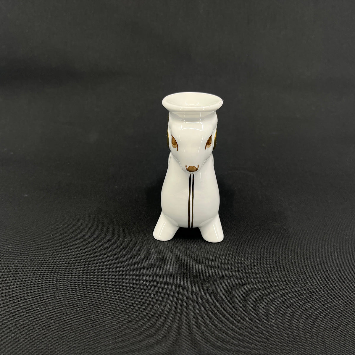 Royal Copenhagen Christmas ram with gold