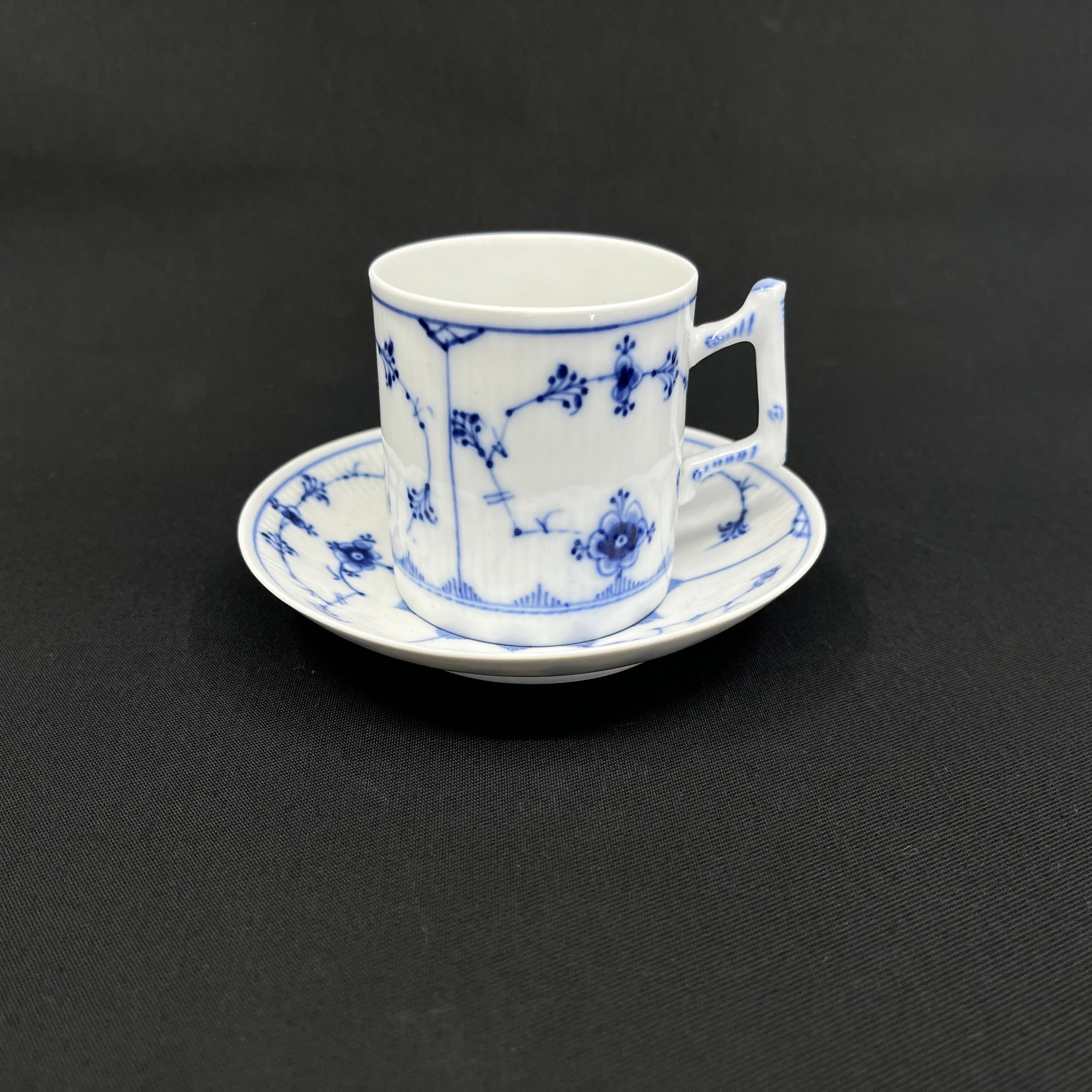 Blue painted coffee cup from Bing & Grondahl