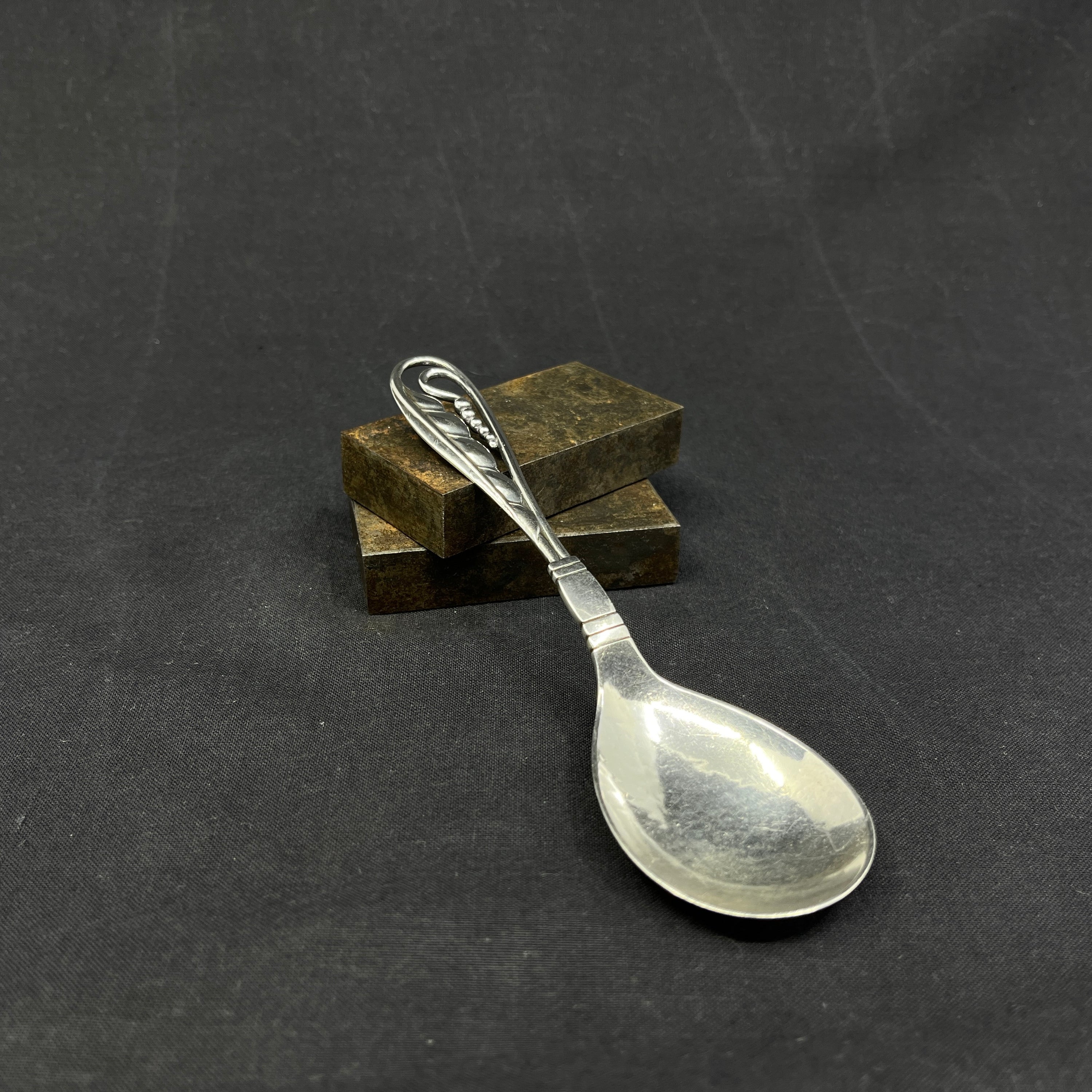 Georg Jensen ornamental serving spoon