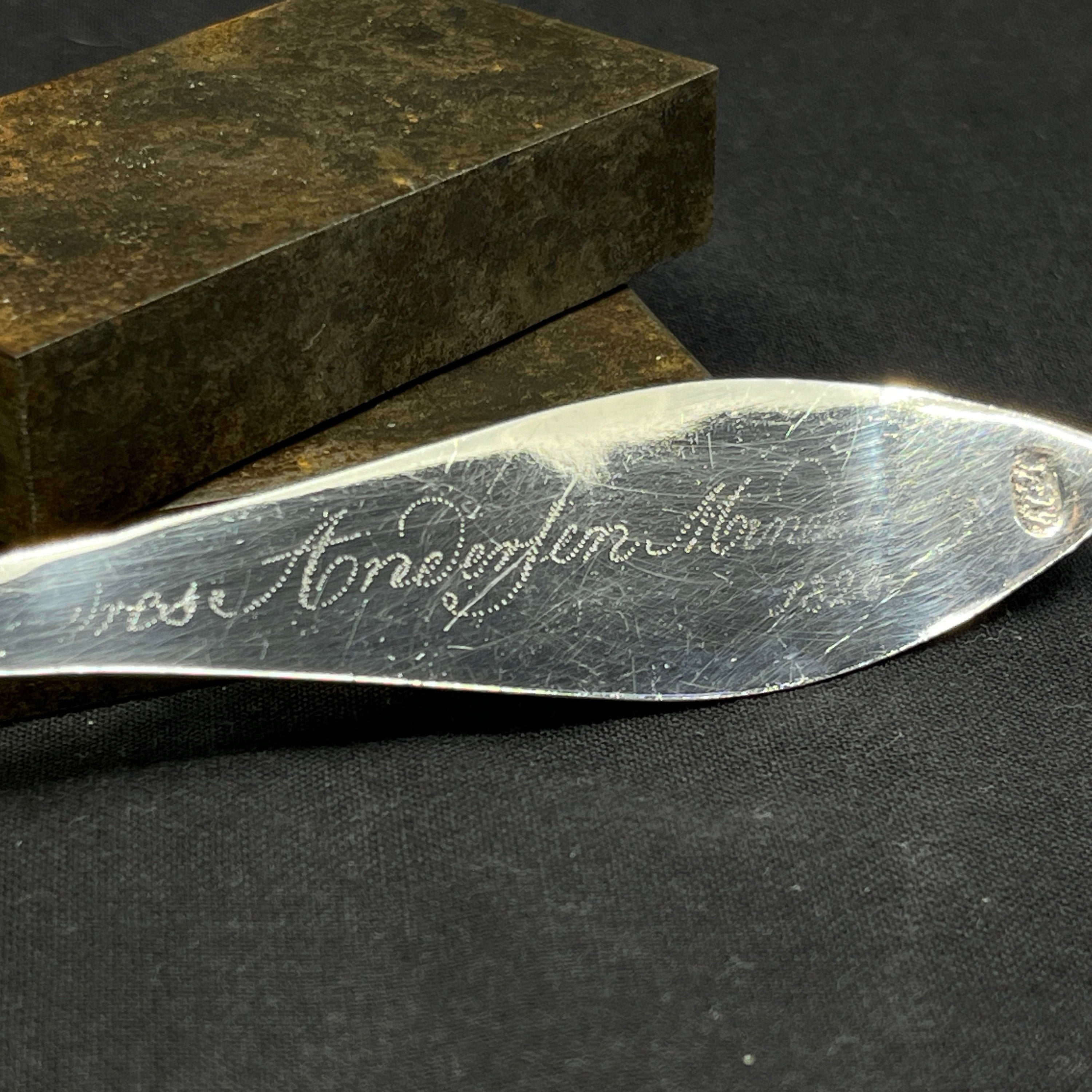 Danish silver spoon from the 1800s