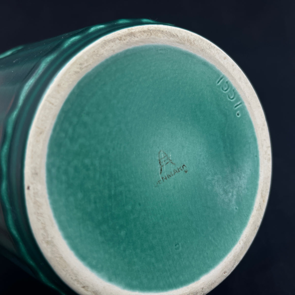 Green Bremerholm flowerpot from Aluminia