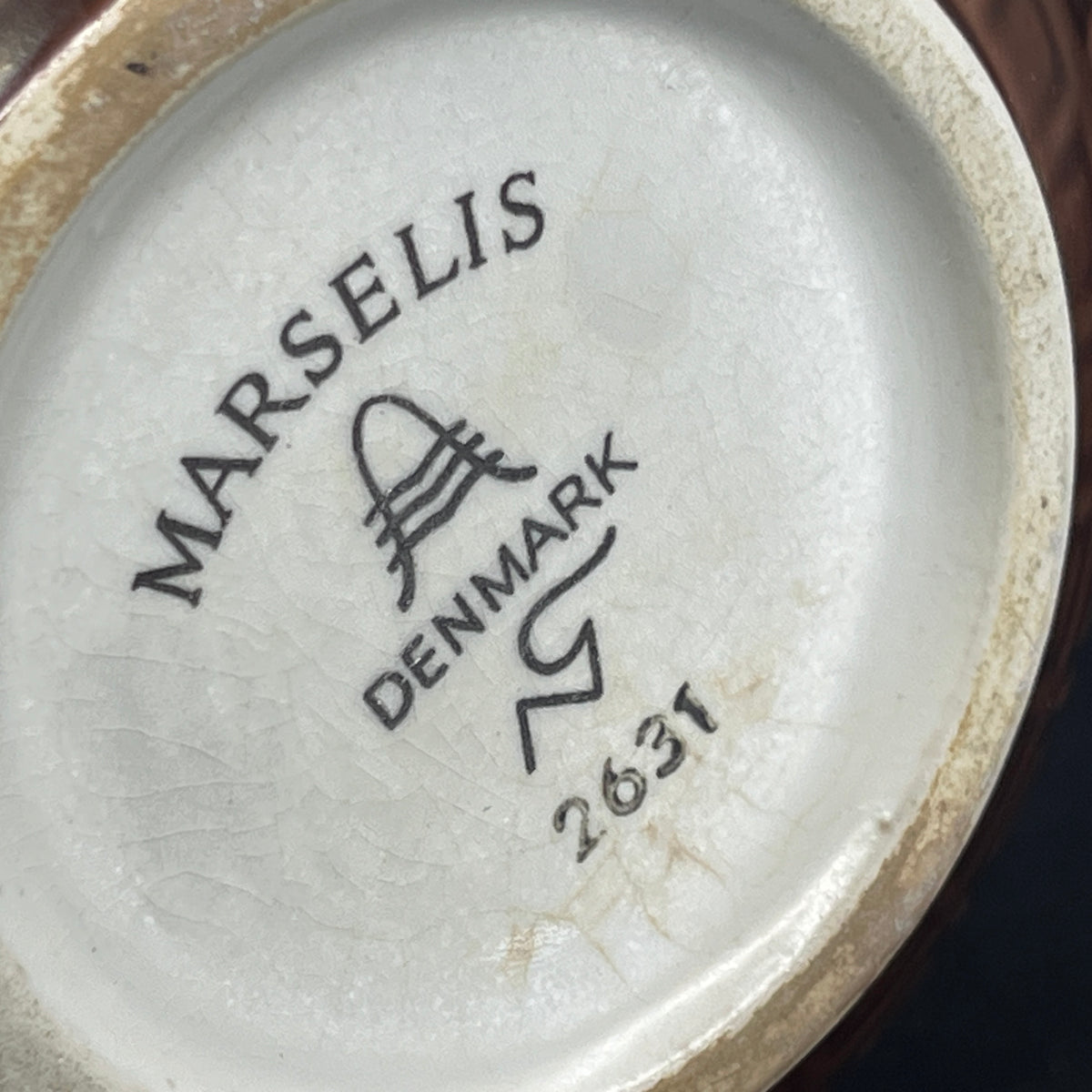Bordeaux Marselis vase from Aluminia