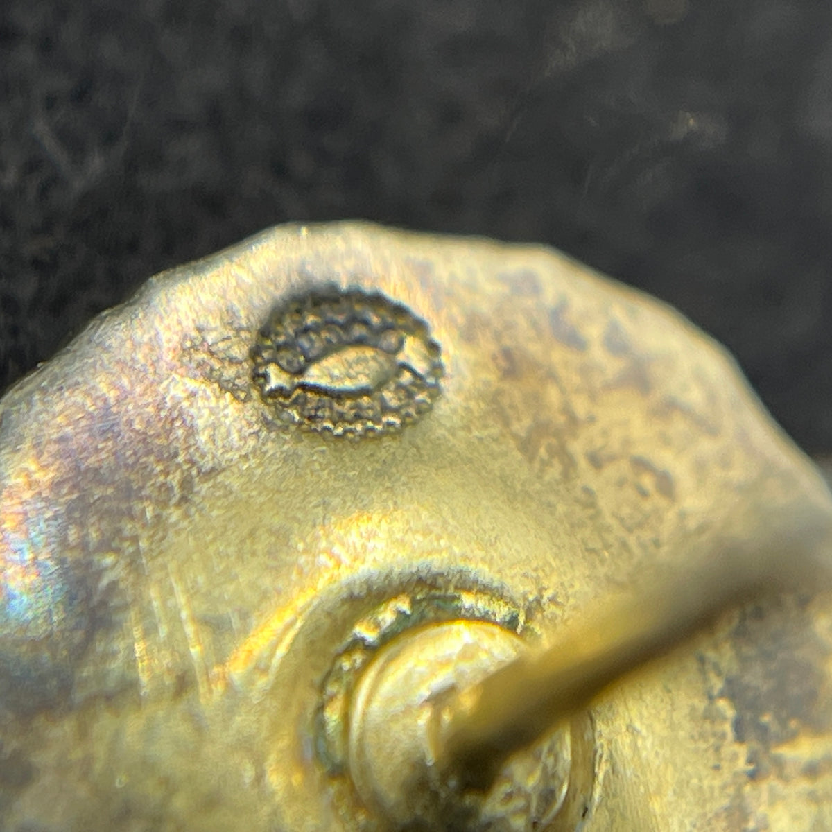Georg Jensen daisy stud earrings - gold plated
