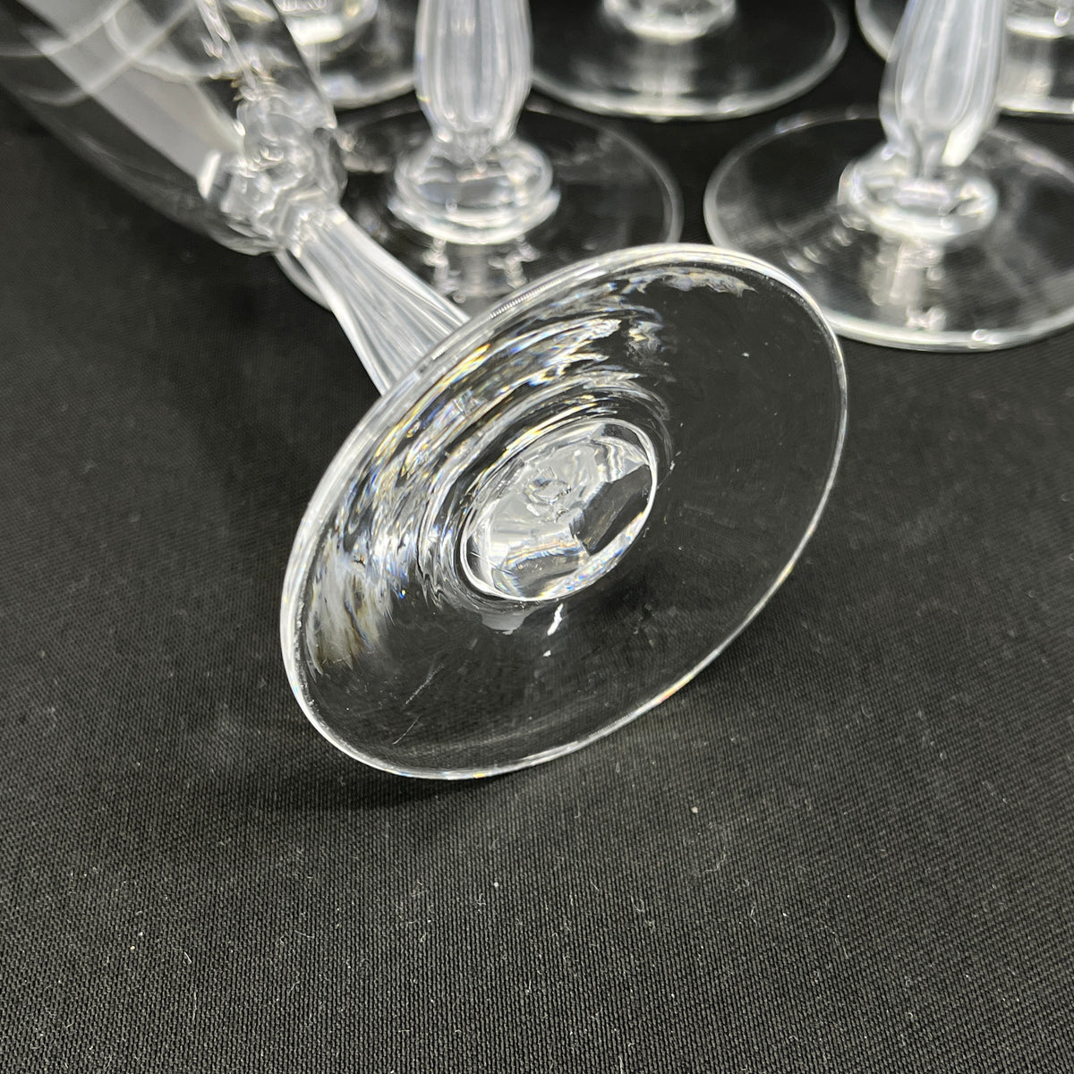 6 champagne flutes from the 1920s