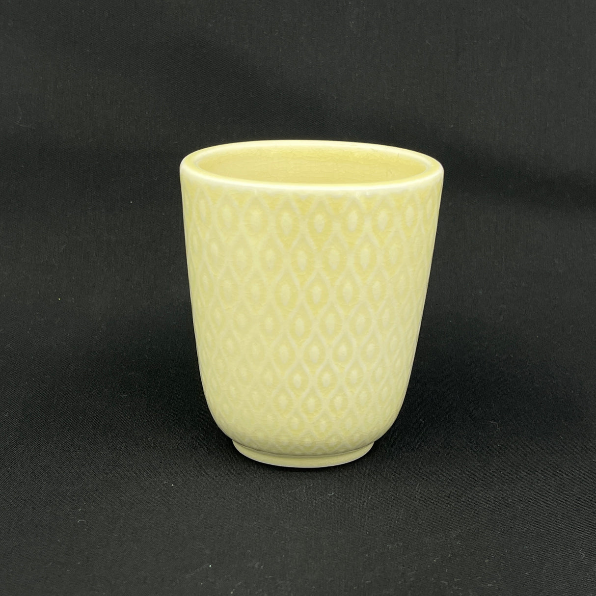 Light yellow Marselis vase from Aluminia, No. 2639
