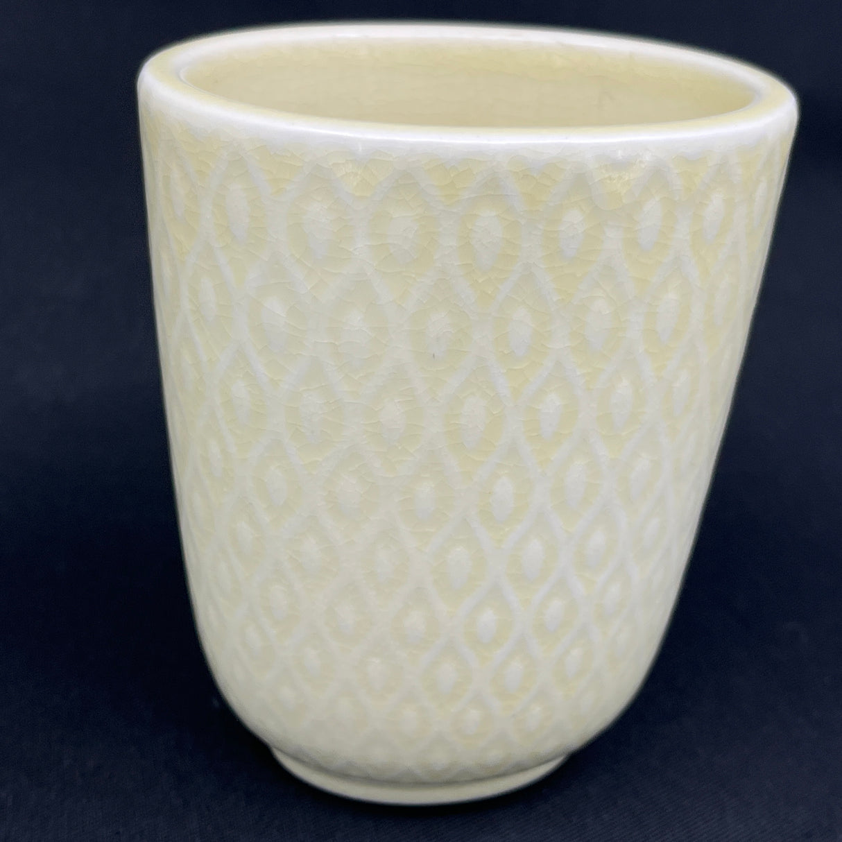 Light yellow Marselis vase from Aluminia, No. 2639