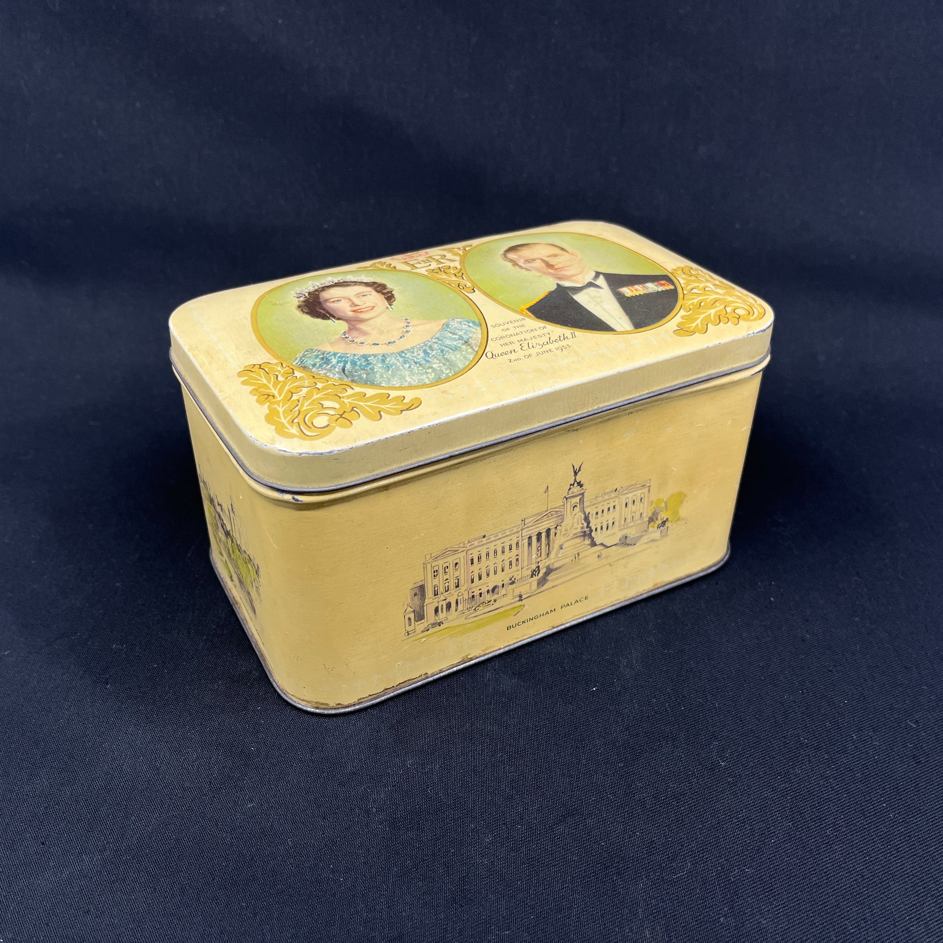Tin from Elizabeth II's coronation in 1953