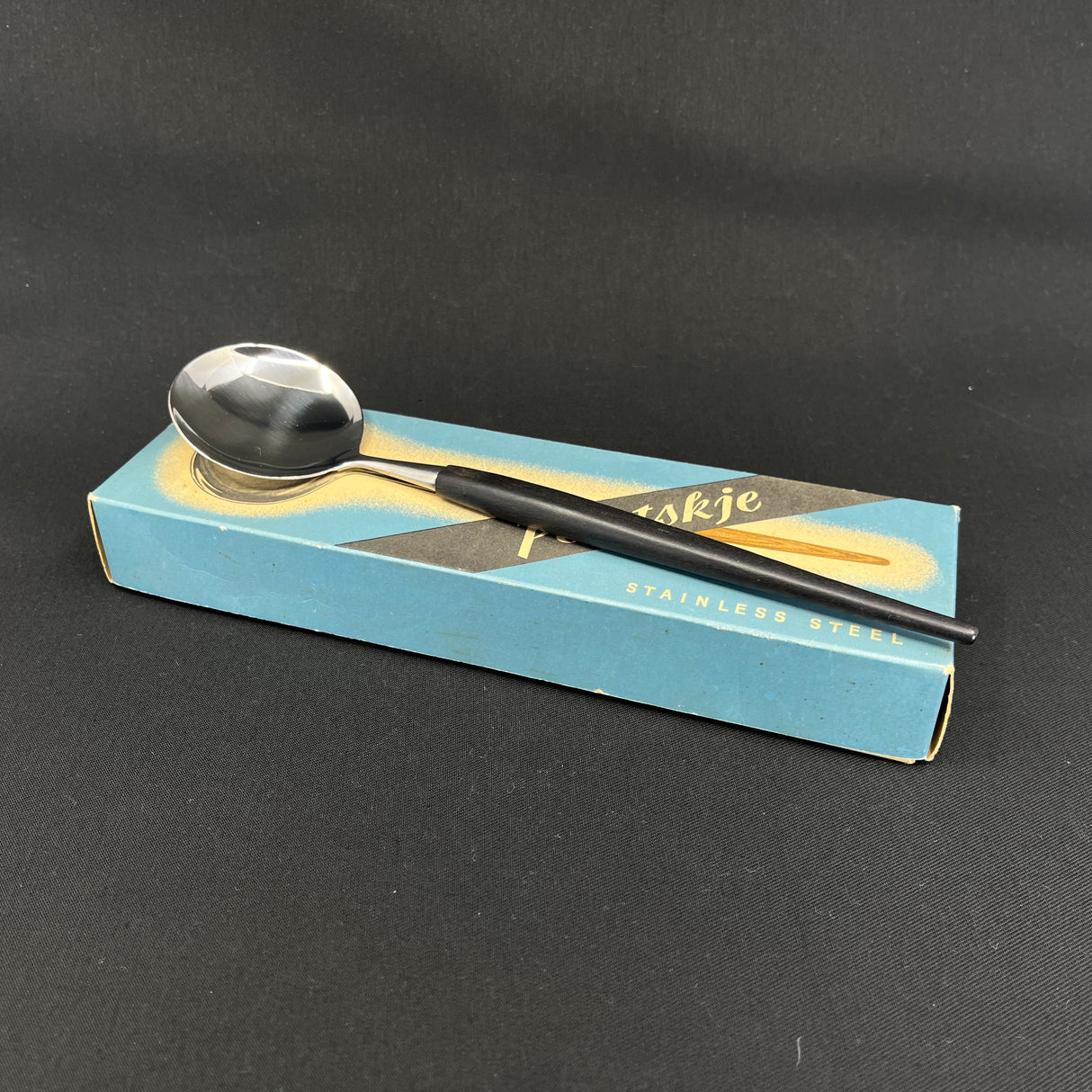 Modern Norwegian rosewood serving spoon from the 1960s